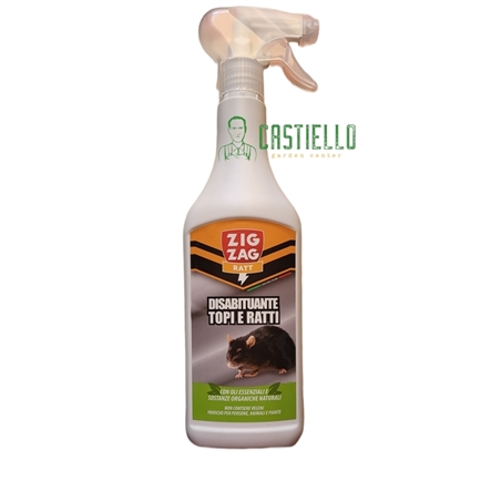 Disabituate spray per topi e ratti 750ml zig zag
