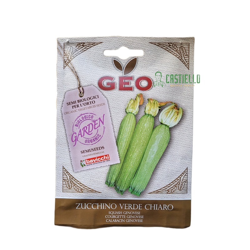 Zucchino verde chiaro bio 5gr GEO Zucchino verde chiaro bio 5gr GEO