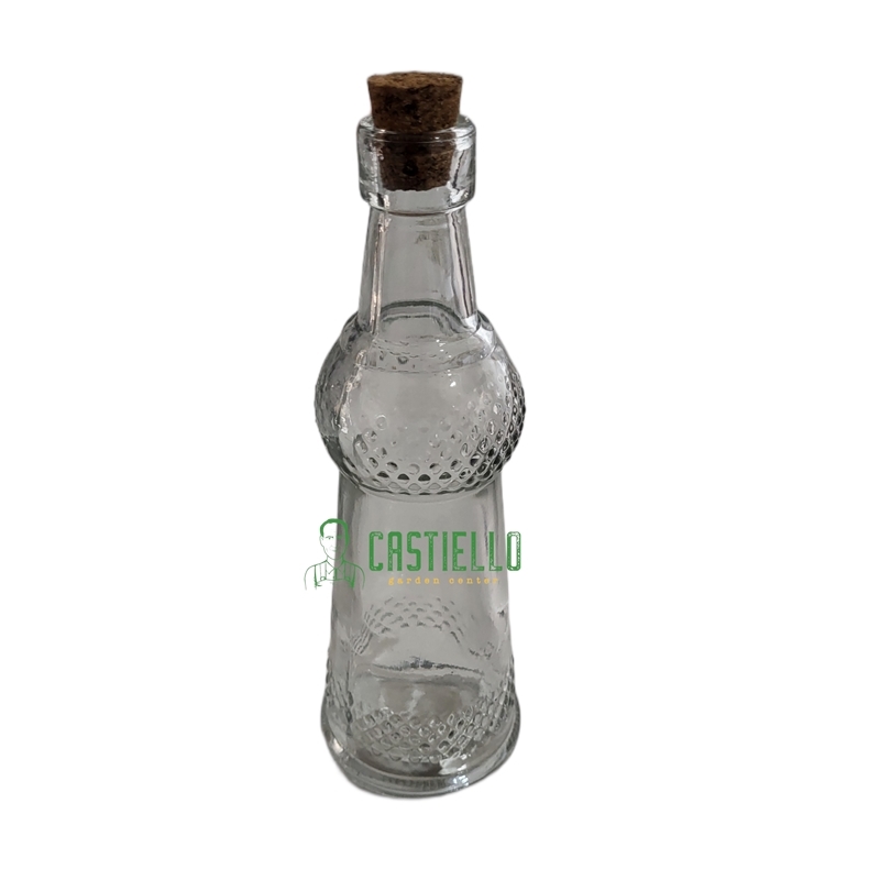 Bottiglia vetro 150 ml con tappo sughero