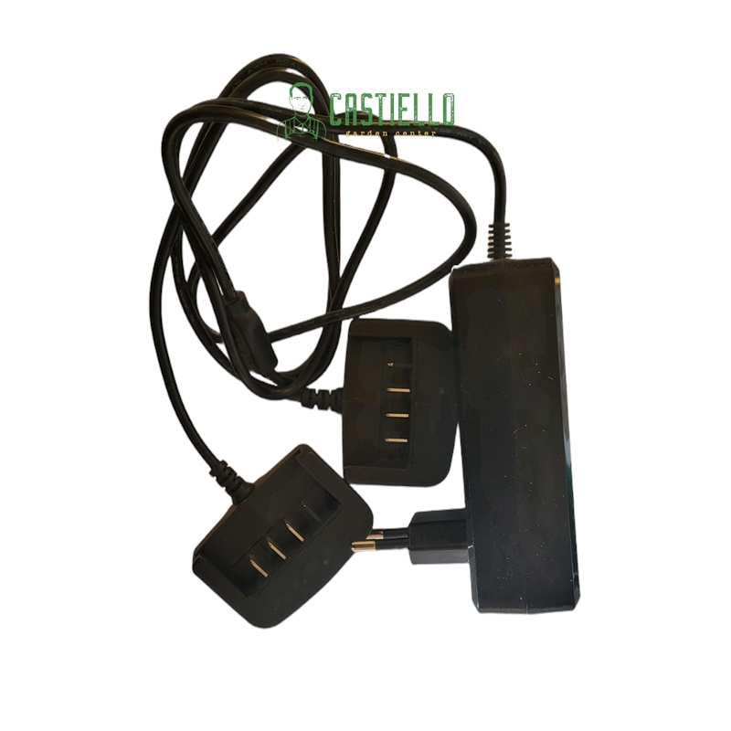 caricabatterie doppio ricambio per batterie stocker 21V