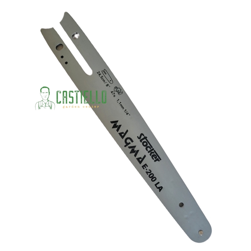 barra ricambio 24,5 cm/8pc elettrosega Stocker art.318,618