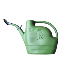 Annaffiatoio in plastica LT12 con rosetta olive