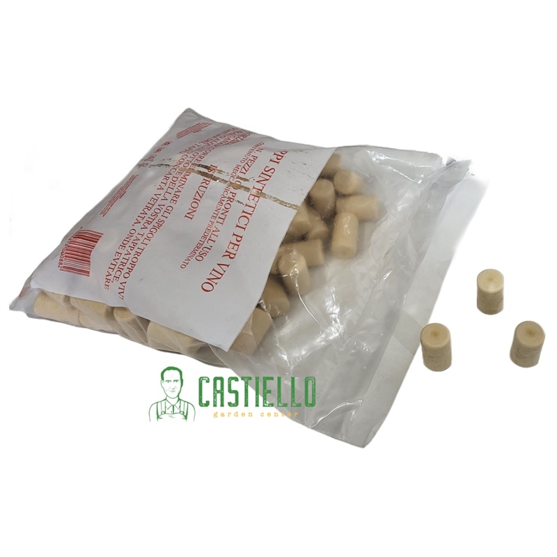 Tappi sintetici per vino pz100 23x40mm