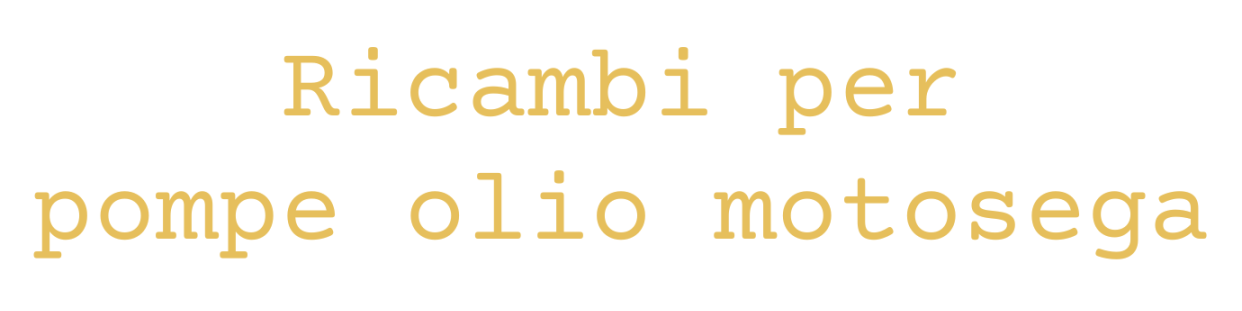 Pompe olio motoseghe