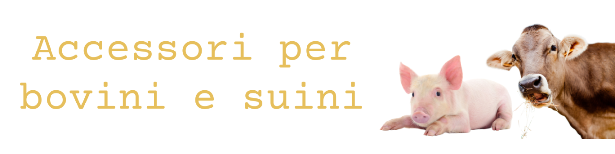 In questa categoria troverai tutti gli articoli per i bovini e suini